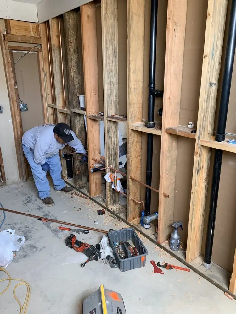 Commercial rough-in plumbing for Gas Line Repair in Rosemont